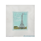 Paris Eiffel Tower Stamp