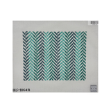 Herringbone Clutch - Turquoise