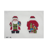 Birdhouse Santa - Two Sided