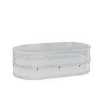 Morgan Julia Acrylic Oval Tray