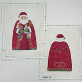 Santa with Toys Tree Topper-Front and Back!