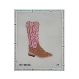 Pink Cowboy Boot Ornament