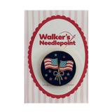 Flag with Bow Needle Minder