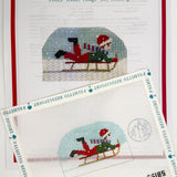Winter Village - Boy Sledding with Stitch Guide