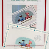 Winter Village - Girl Sledding with Stitch Guide