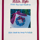 Our First Christmas Wreath with Stitch Guide